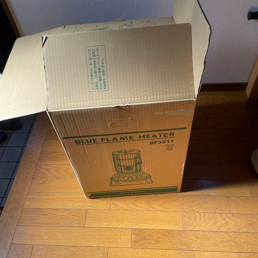 おまめさん専用です。ブルーフレームヒーター BF3902 グリーン色　ジャンク品