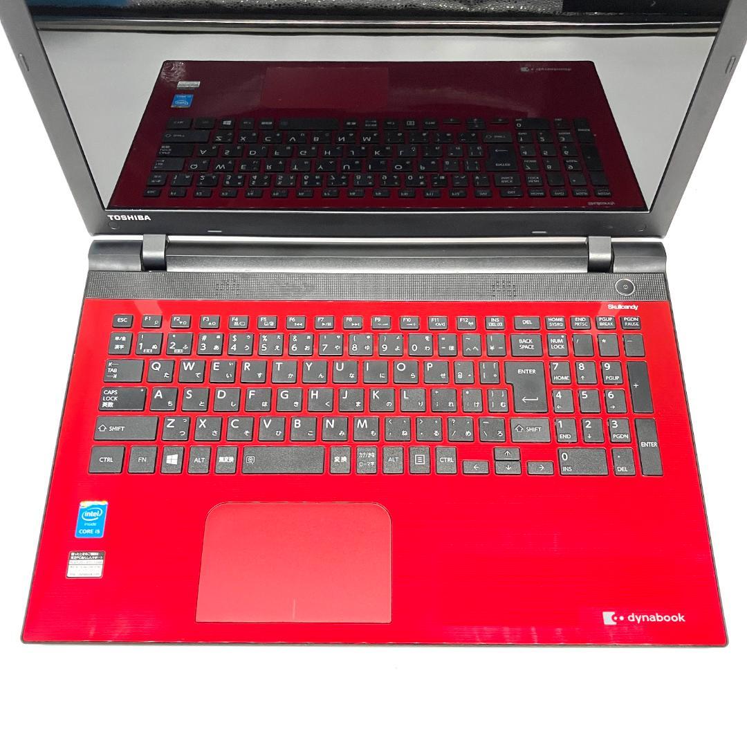 綺麗め✨シックなレッド❤️フルHD 大画面 テンキー カメラ付 ノートパソコン