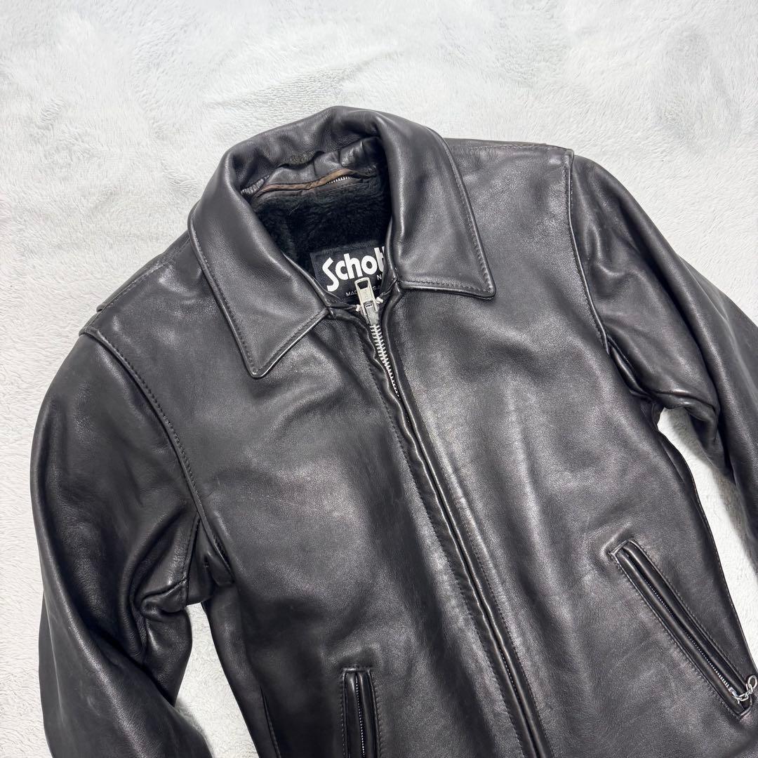 ショット 652 ライダース トラッカージャケット ボアライナー 36