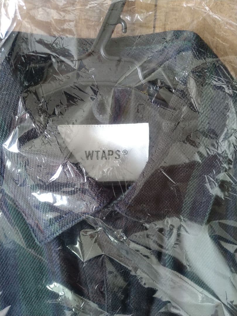 WTAPS ヘビーネルシャツ ダークグリーンチェック X 01　21AW