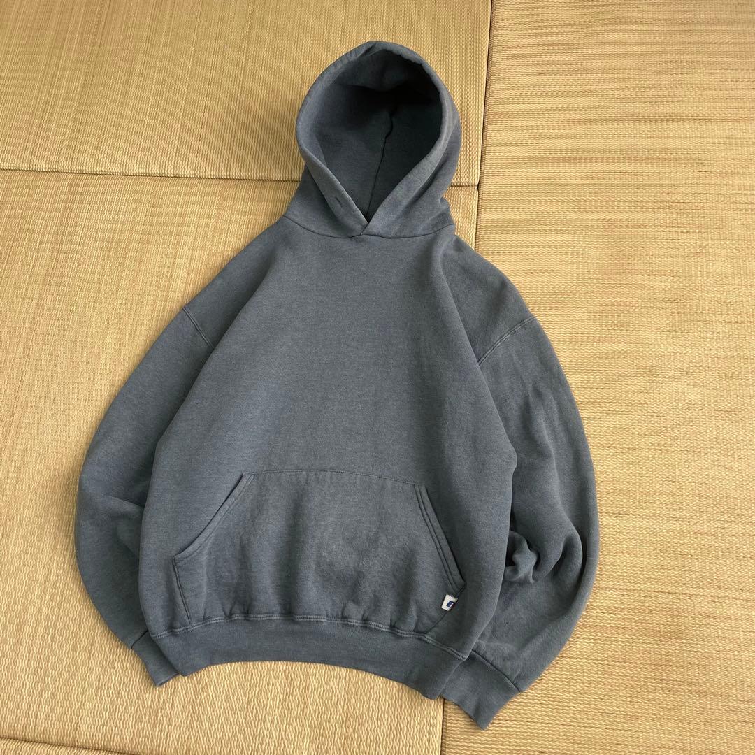 パ*ヤ様 90s メキシコ製 ラッセルアスレチック 無地 パーカー グリーン 無