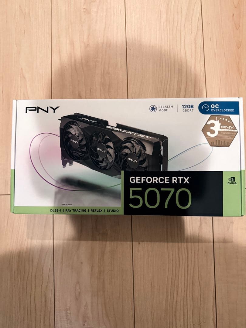 グラフィックボード・グラボ・ビデオカード PNY RTX5070OC 12G