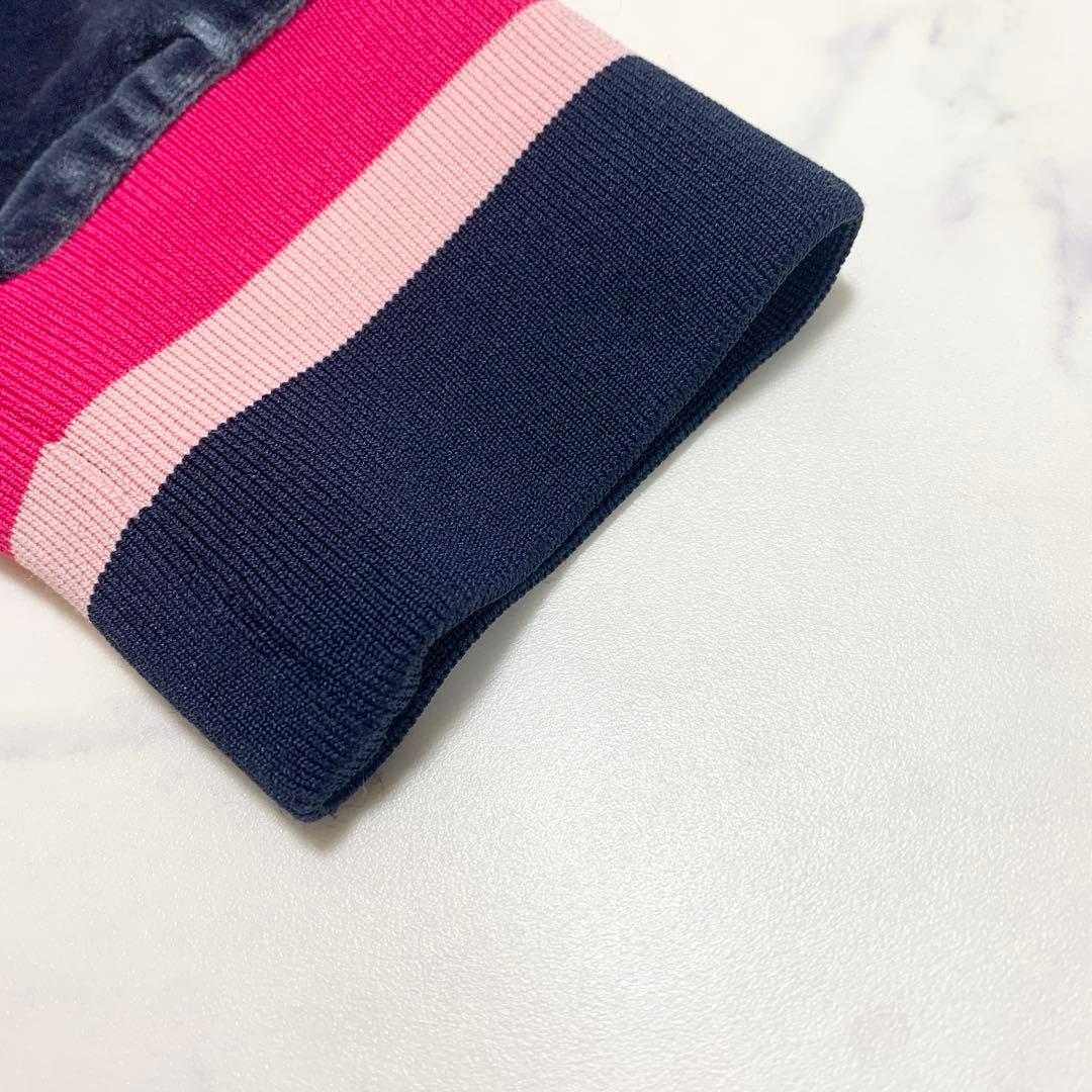 NIKE ナイキ セットアップ ジャージ ベロア ネイビー ピンク S