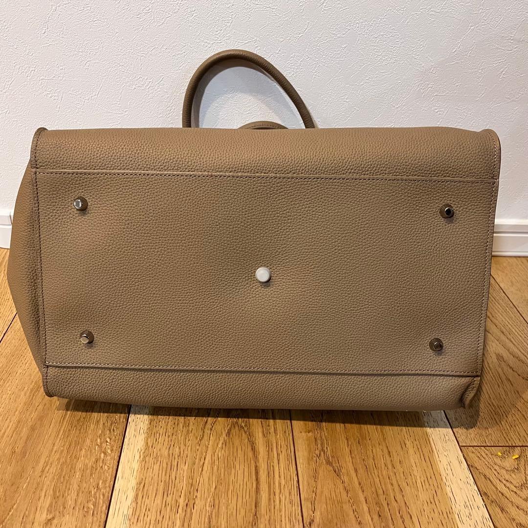 jistory レザーボストンバッグ ベージュ