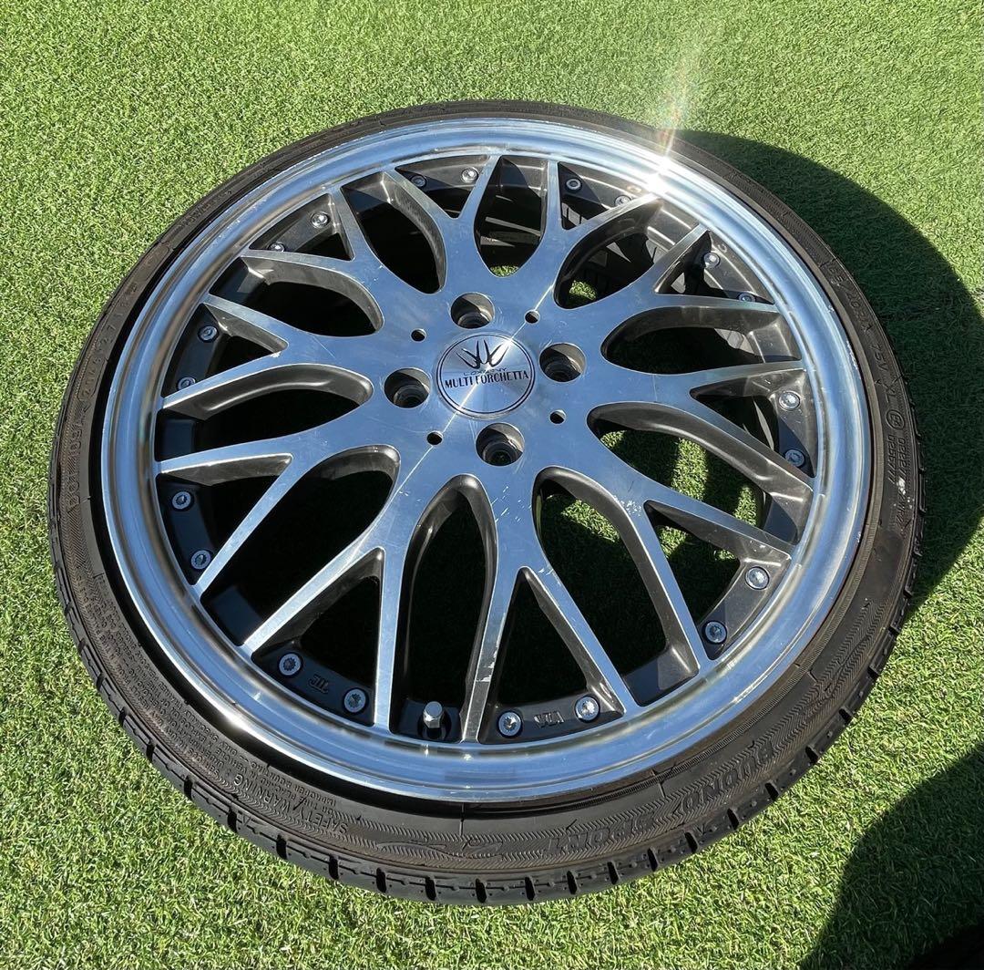 ひできちさん専用☆MULTI FORCHETTA 17インチ ホイールセット