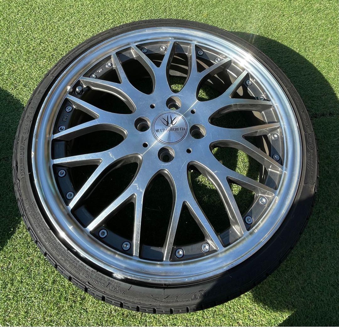 ひできちさん専用☆MULTI FORCHETTA 17インチ ホイールセット