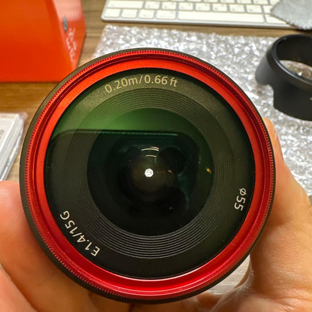 SEL15F14 + レンズフィルター