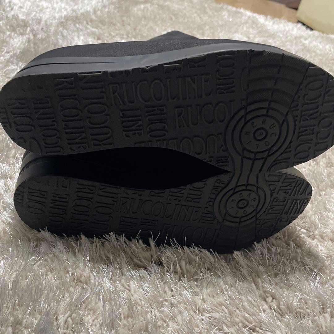 agile ルコライン　ブラック ロングブーツ 39サイズ　最終お値下げ