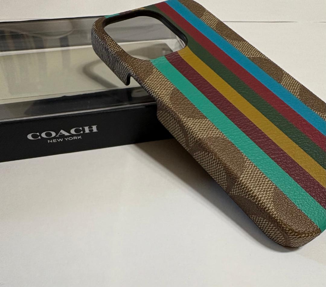 ◆新品◆ COACH iPhone13 pro ケース CO-404