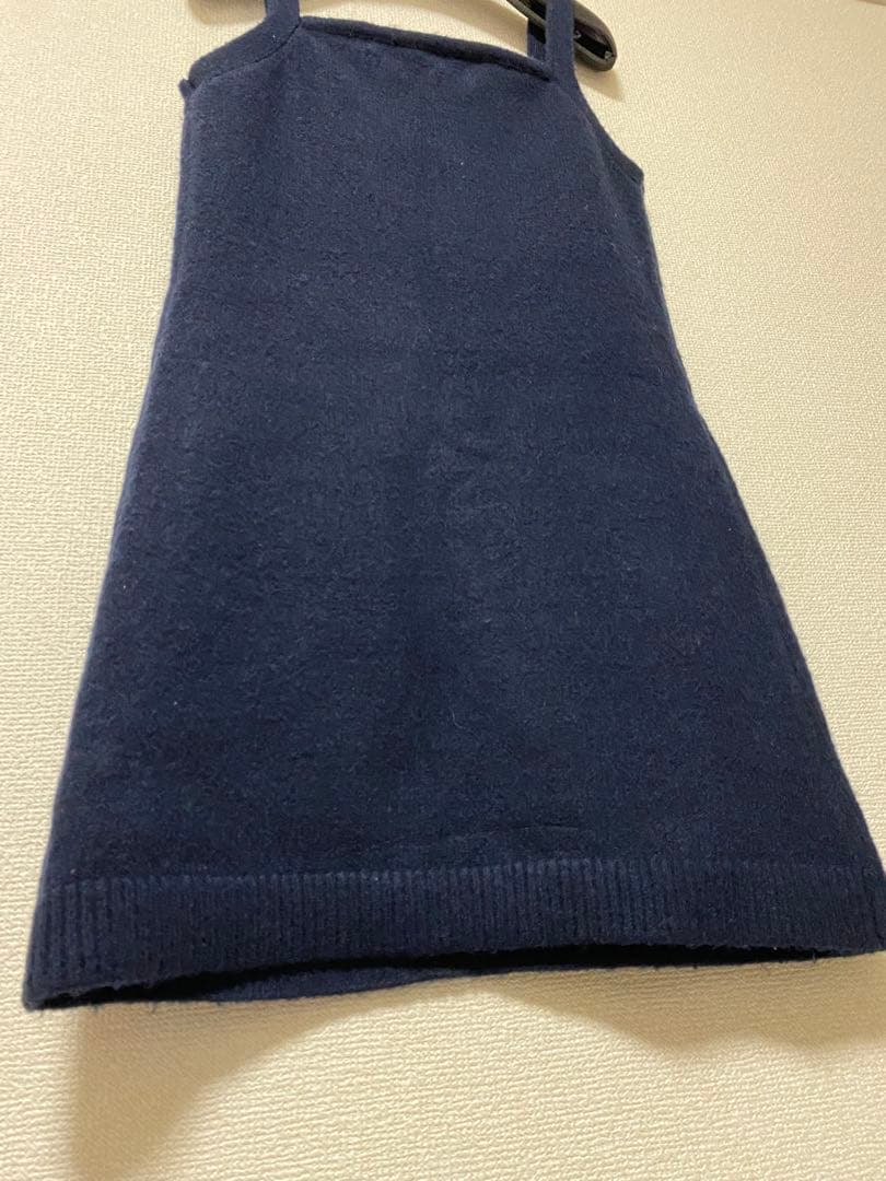 【25AW】 ロゴボタンニットセットワンピース