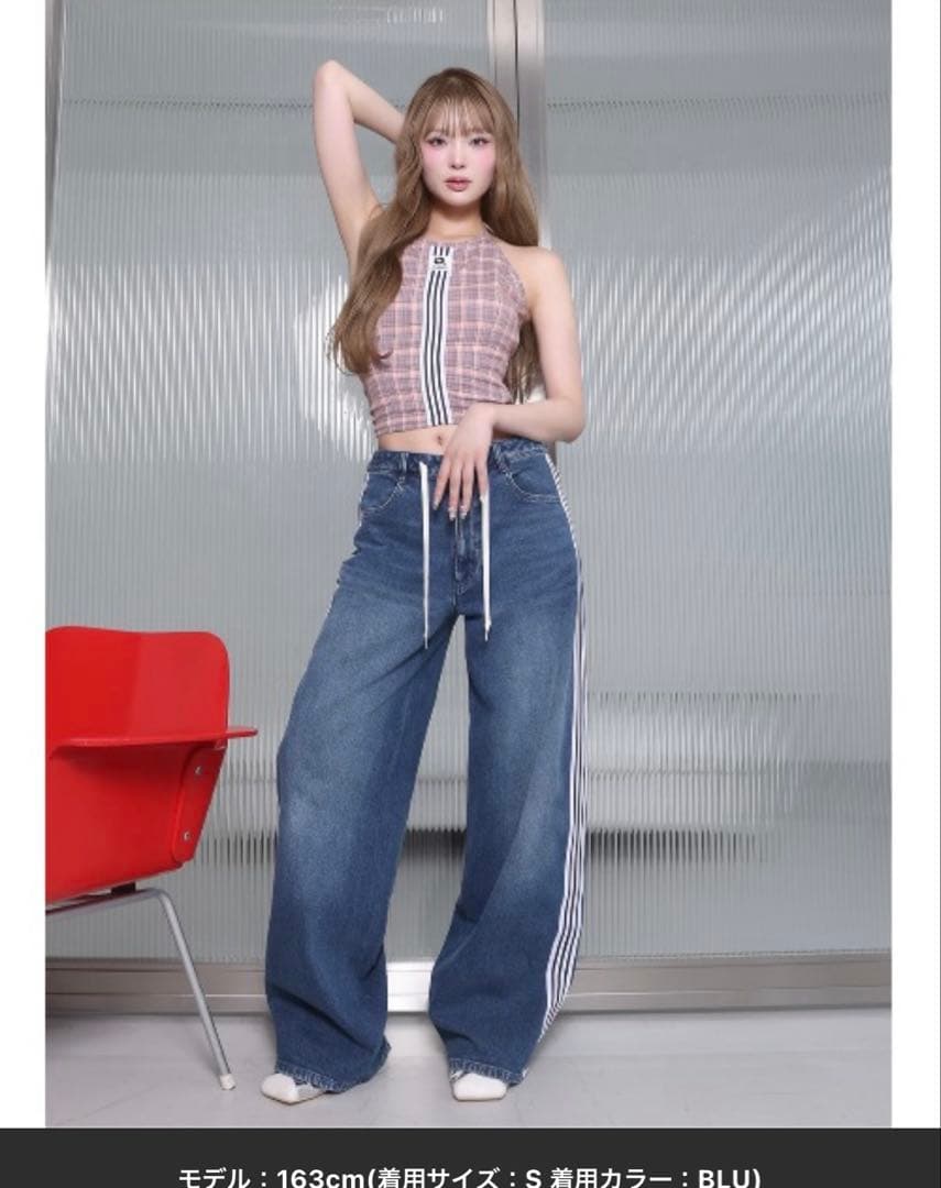 Darich リメイクライクワイドデニムパンツ