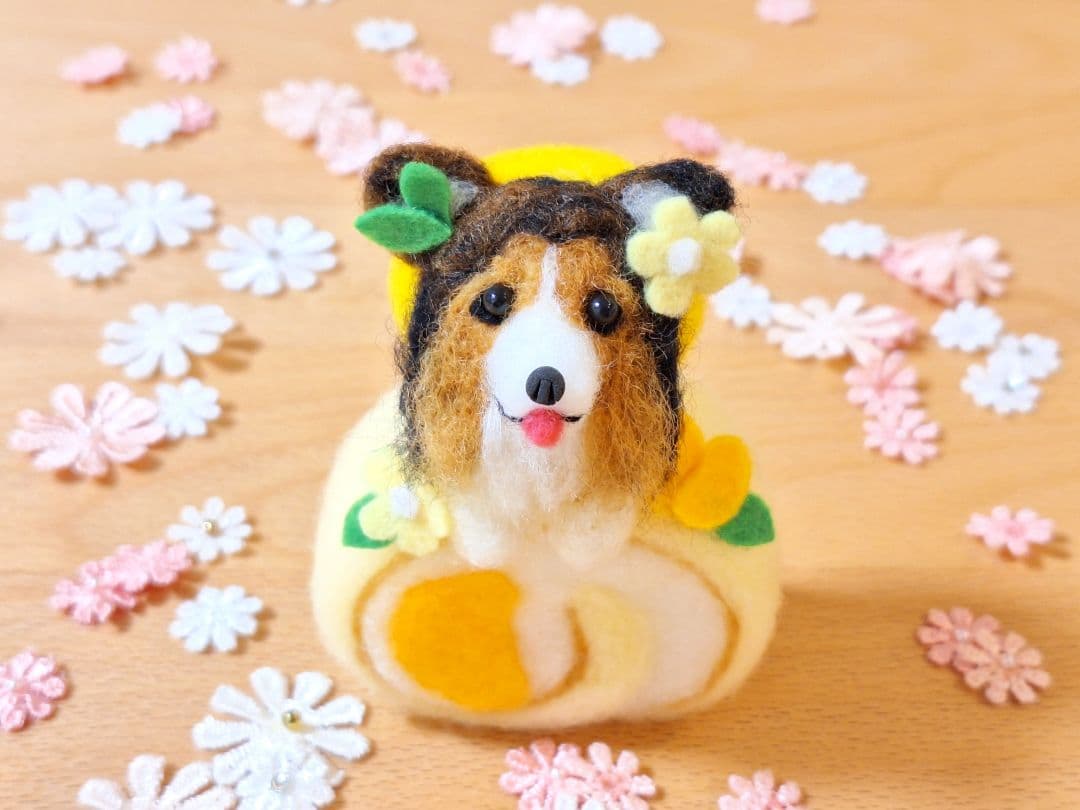 みーたん♪ 羊毛フェルト オーダー 愛犬 シェルティー ☆