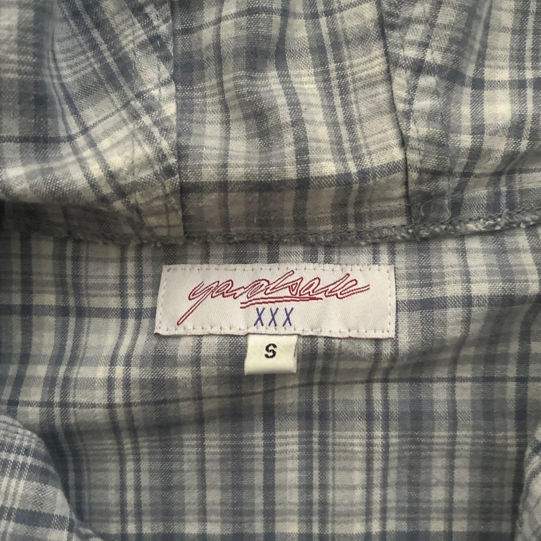 yardsale チェック柄 フード付き パーカー Sサイズ