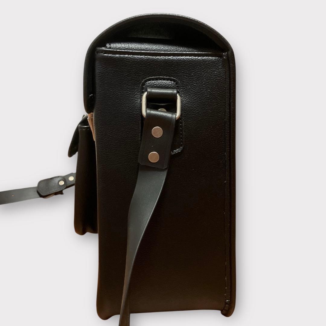 コム デ ギャルソン ポストマンバッグ 鍵付き 90'sヴィンテージ ブラック