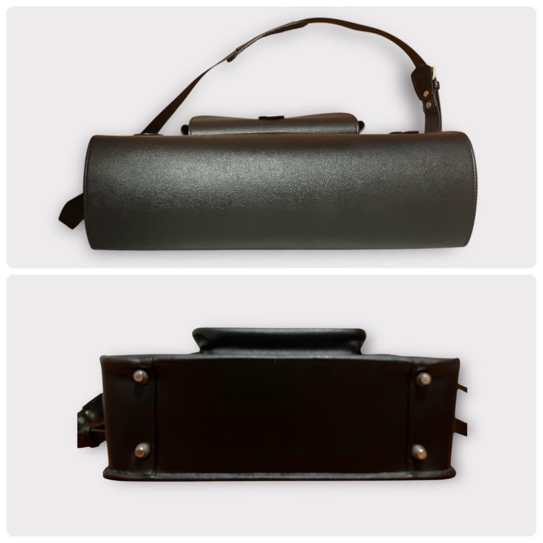 コム デ ギャルソン ポストマンバッグ 鍵付き 90'sヴィンテージ ブラック