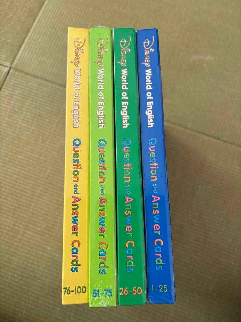 DWE ディズニー英語システム Q&Aカード(2023年3月購入)