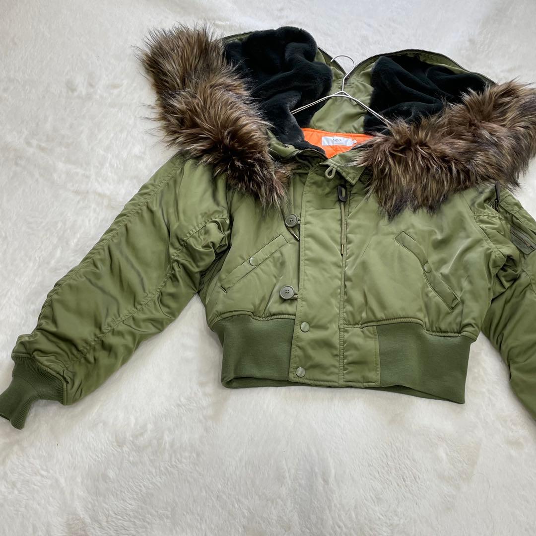 極美品AZUL by moussy N-2B フライトジャケット 短丈 y2k