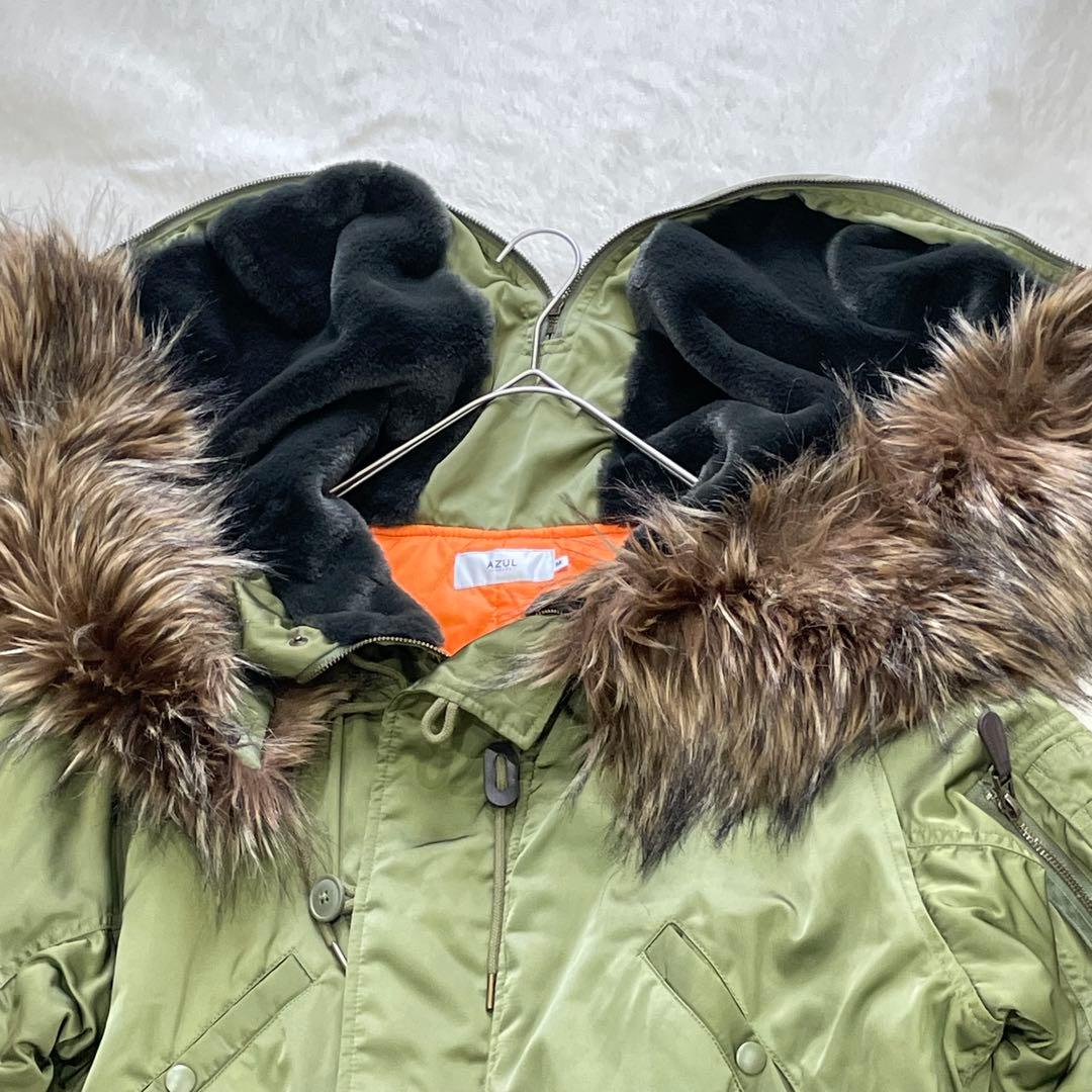 極美品AZUL by moussy N-2B フライトジャケット 短丈 y2k