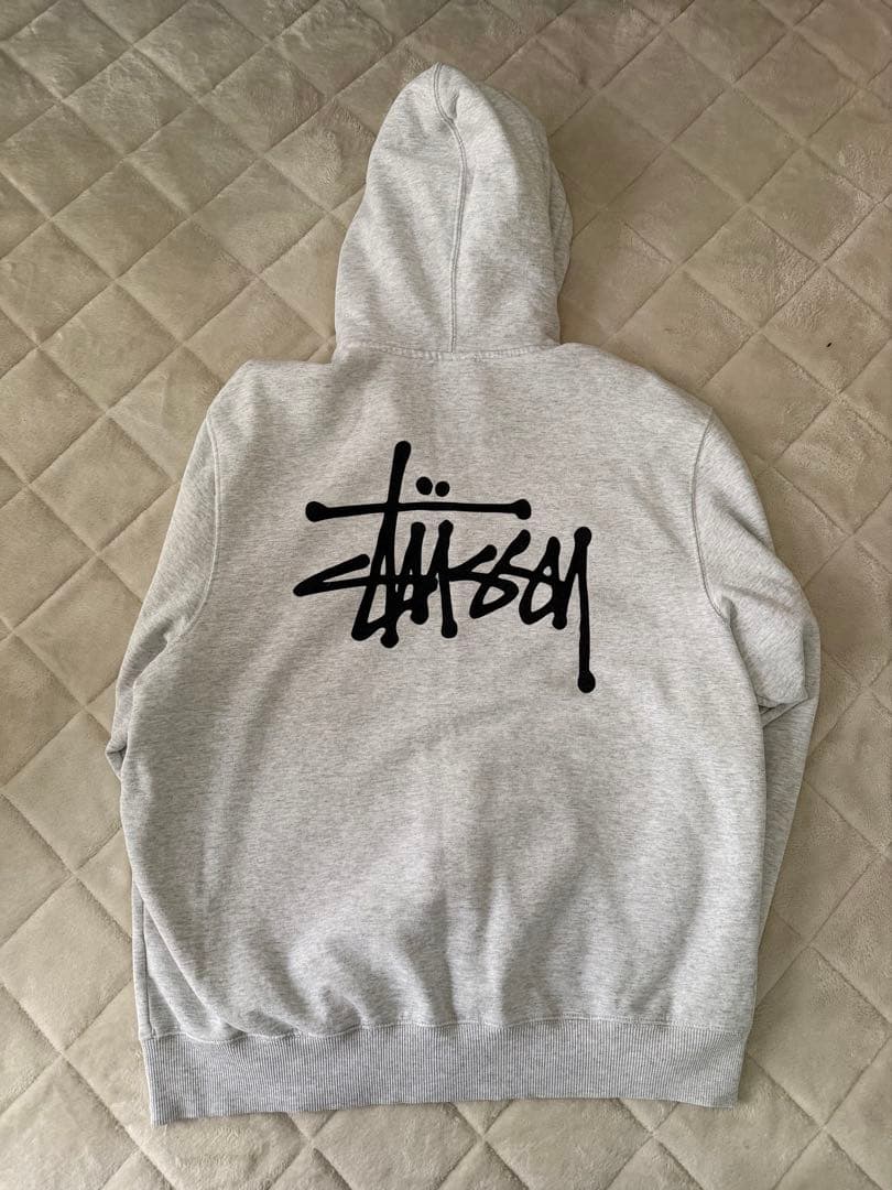 Stussy グレー パーカー Lサイズ