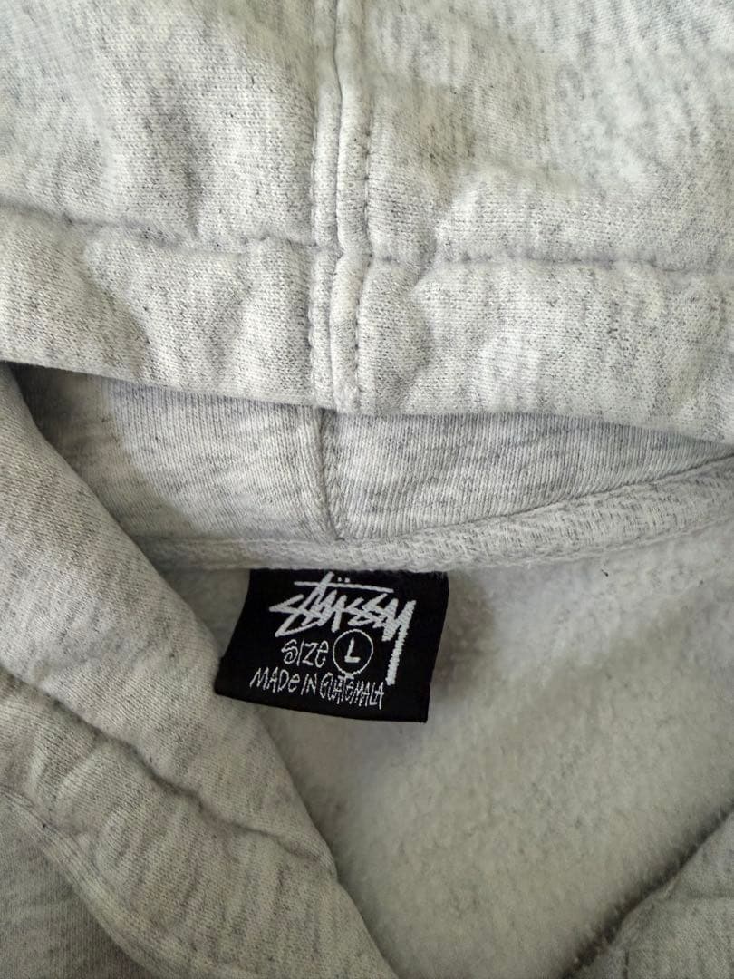 Stussy グレー パーカー Lサイズ