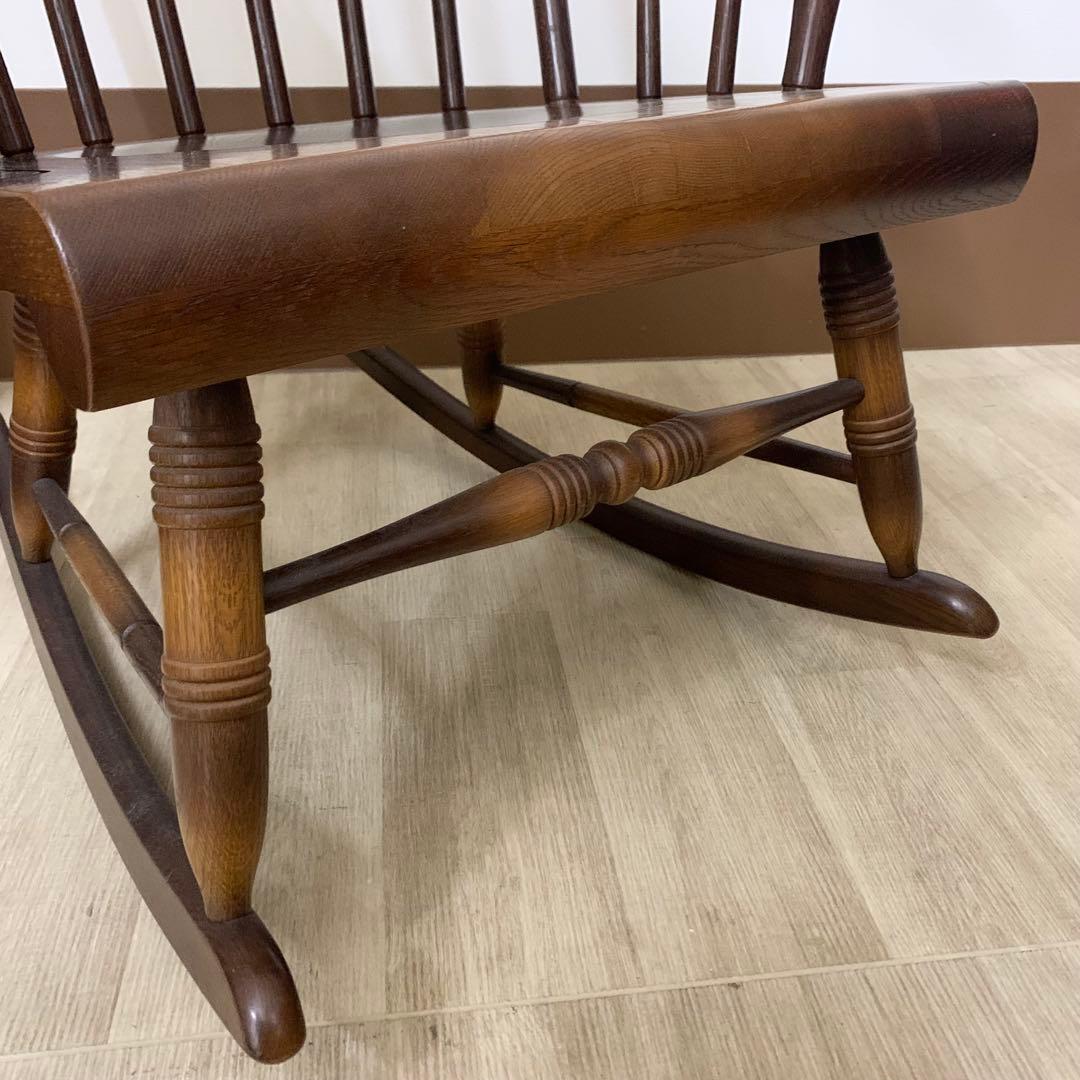 【美品】HIDA 飛騨産業 穂高 ロッキングチェア キツツキ