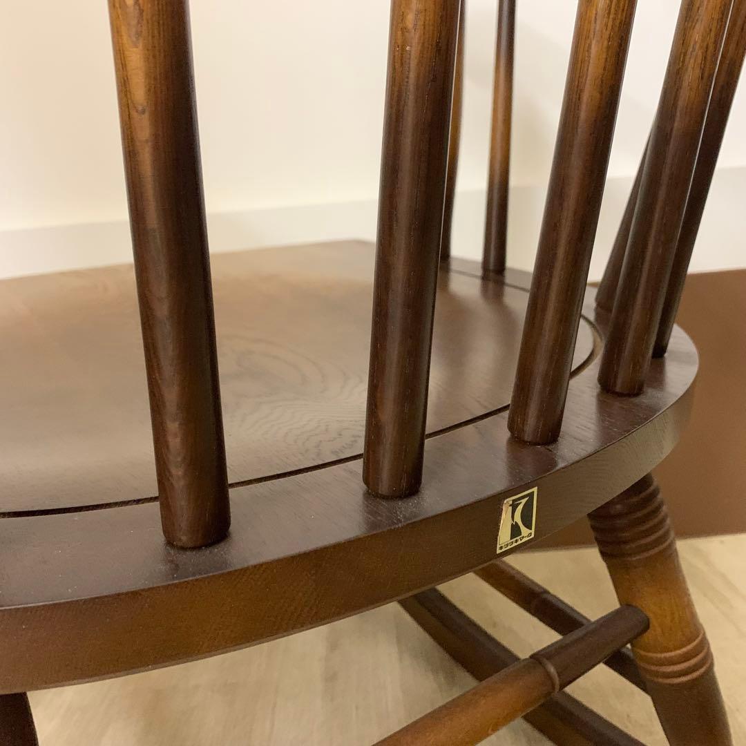 【美品】HIDA 飛騨産業 穂高 ロッキングチェア キツツキ