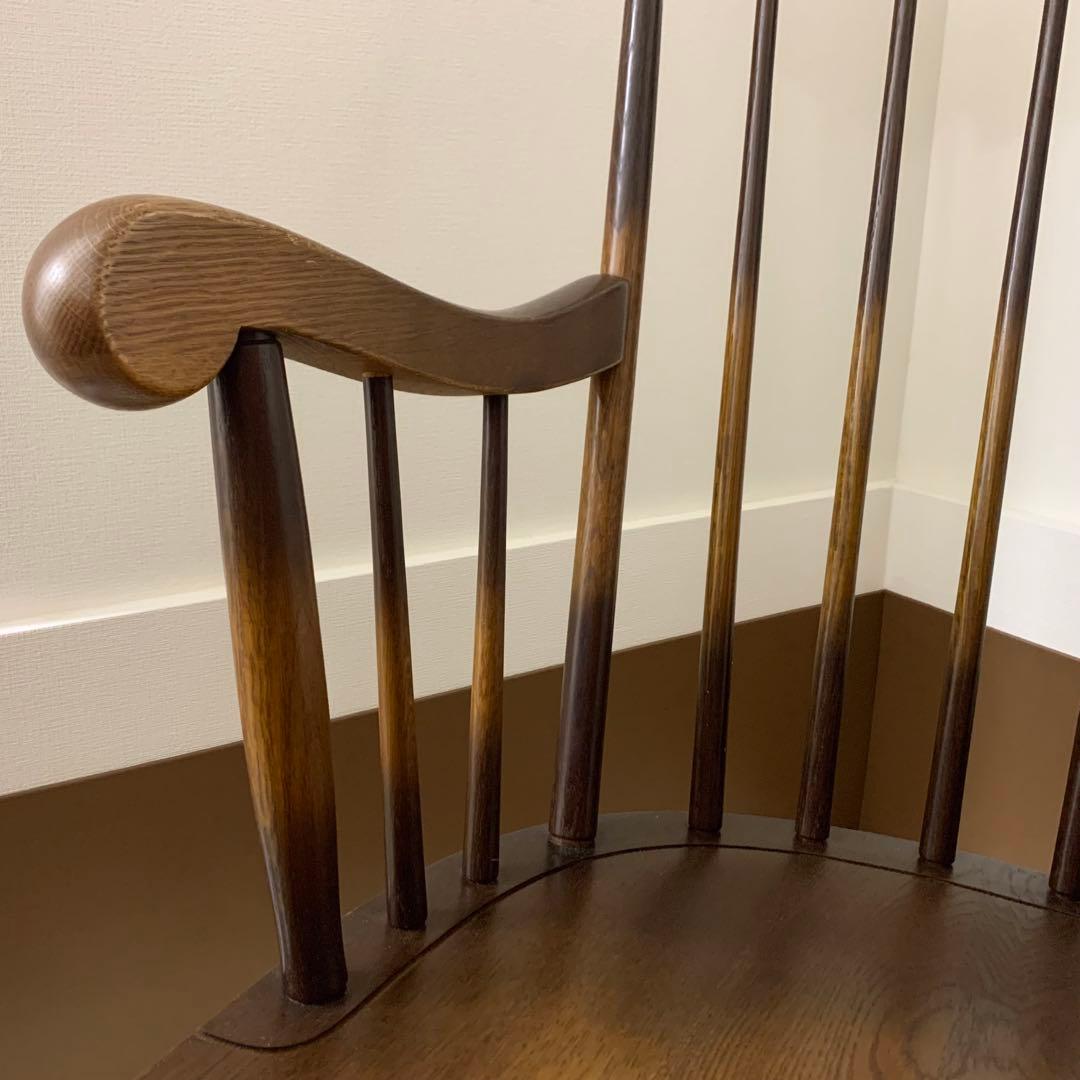 【美品】HIDA 飛騨産業 穂高 ロッキングチェア キツツキ