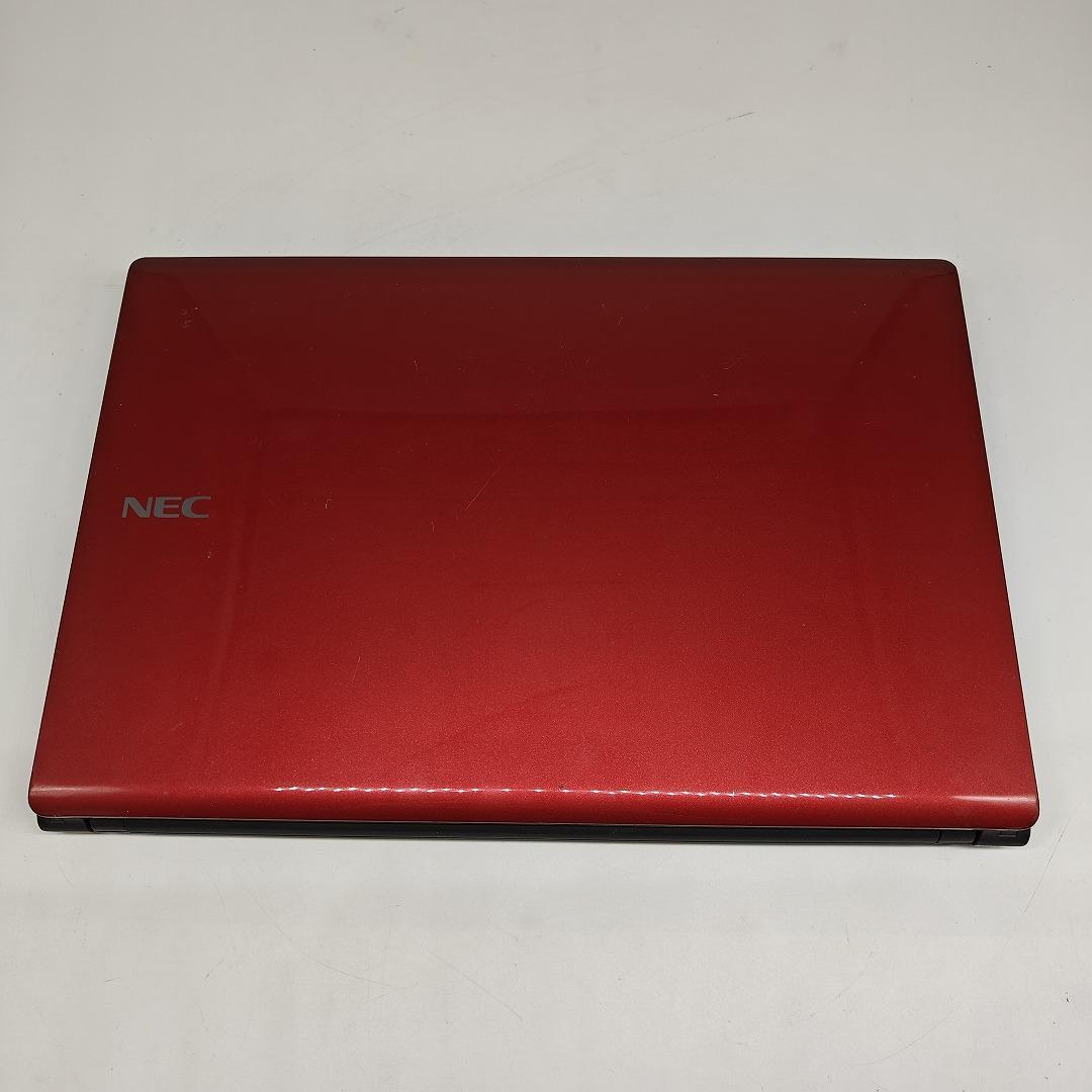 【NEC】LAVIE 高性能i7 SSD256GB 8GB レッド ノートPC