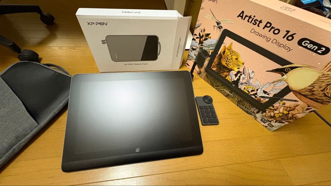 XP-PEN Artist Pro 16 Gen 2＋左手デバイス＋専用ケース