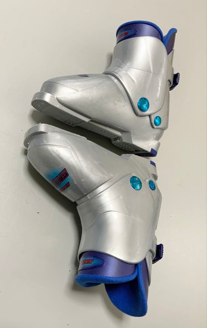 KAZAMA ジュニアスキーセット　板106cm／ブーツ21cm