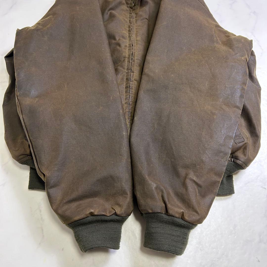 【USA製】ポロラルフローレン オイルド スイングトップ コーデュロイ襟 M