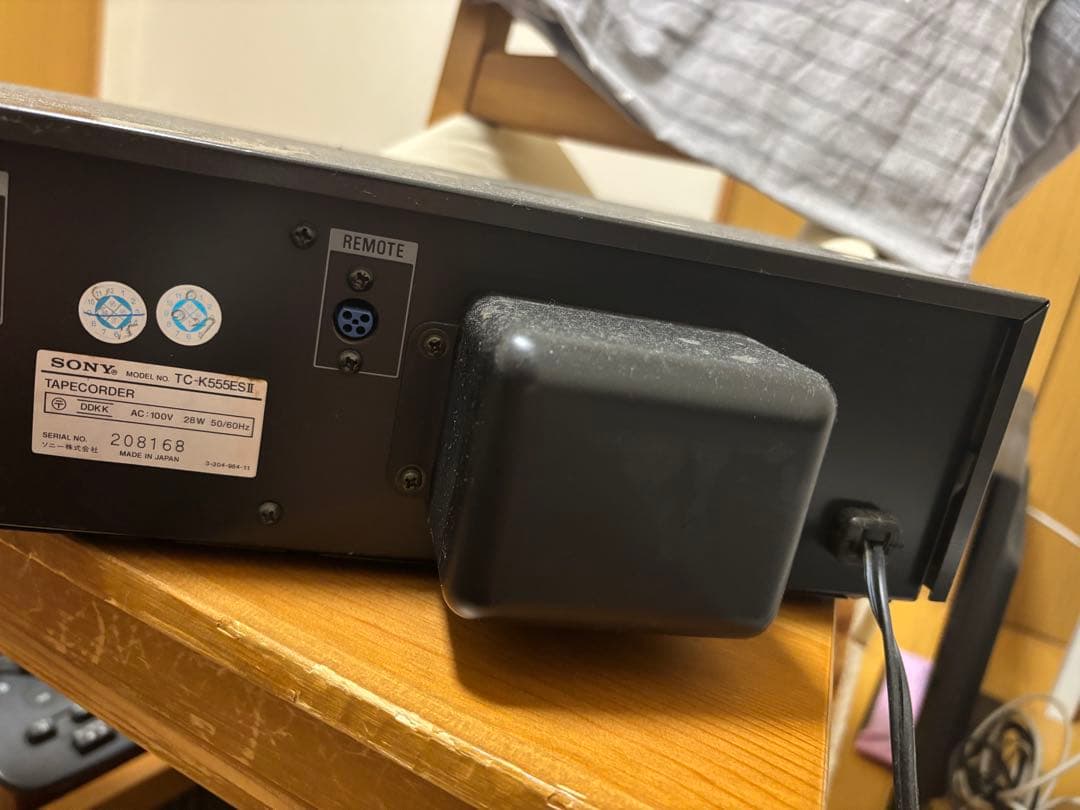 リリSONY TC-K555es2とTA-AV670アンプセット