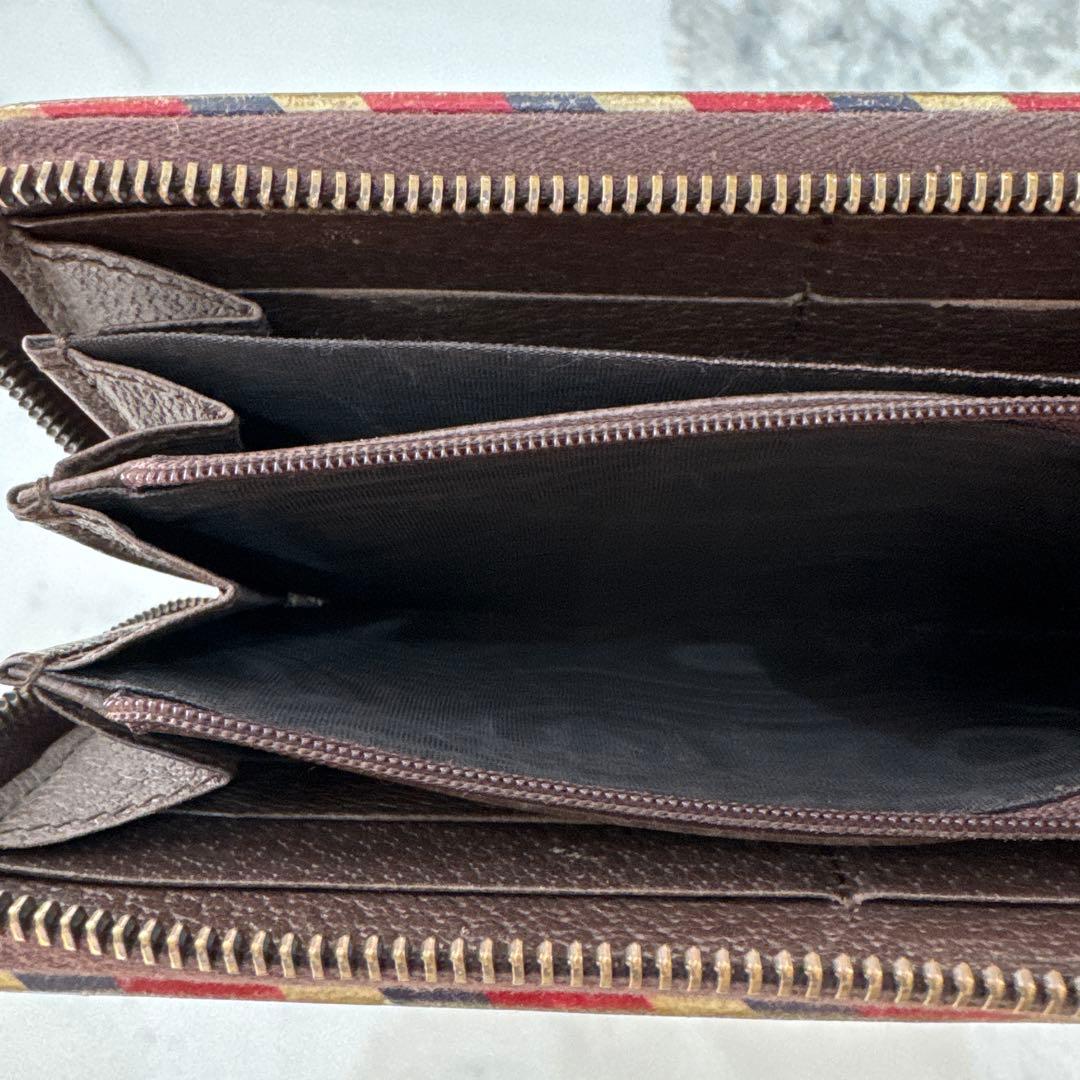 GUCCI スプリームクーリエ.ラウンドジッピータイガー.長財布