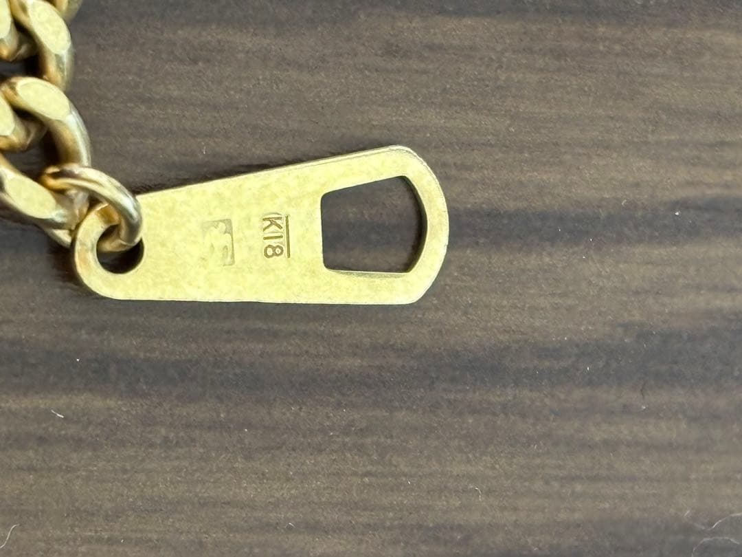 K18 造幣局刻印あり　メンズネックレス　30グラム