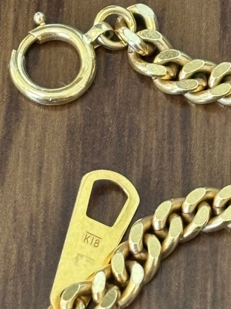 K18 造幣局刻印あり　メンズネックレス　30グラム