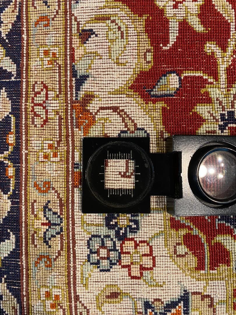 シルク ペルシャ絨毯 クム産 高品質 93x57cm 手織り ラグ 玄関マット