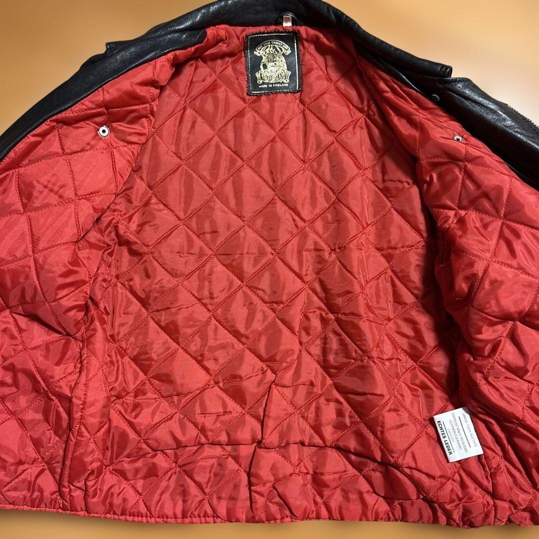 666死神タグ ダブルライダースジャケット