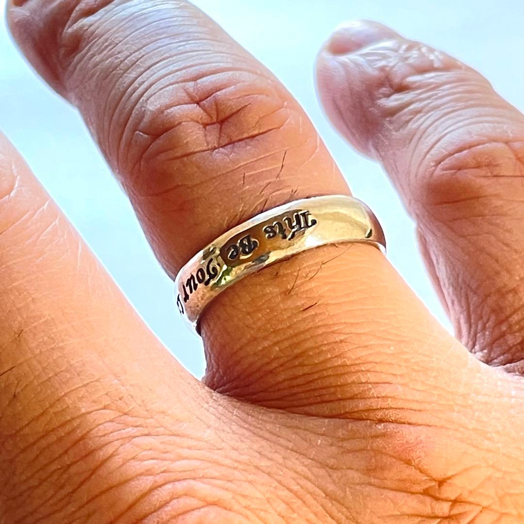 『Agete』シルバーリング19号This Be Your Lucky Star