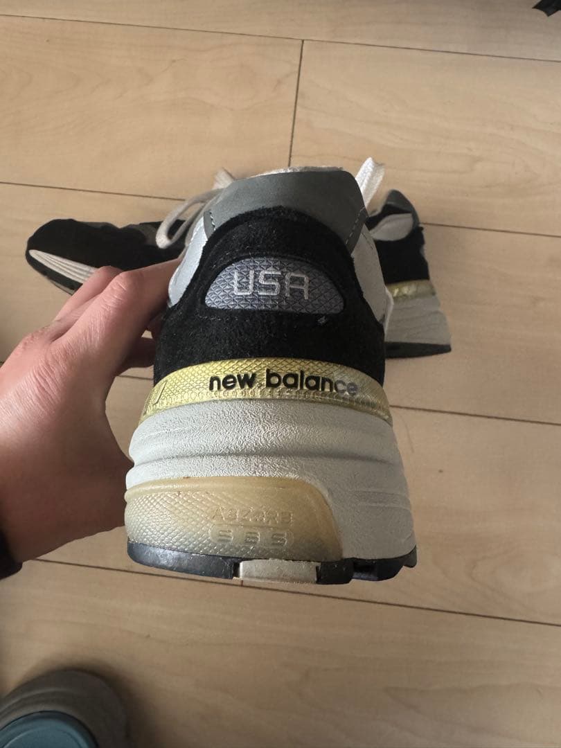 new balance M992EBブラック/グレー