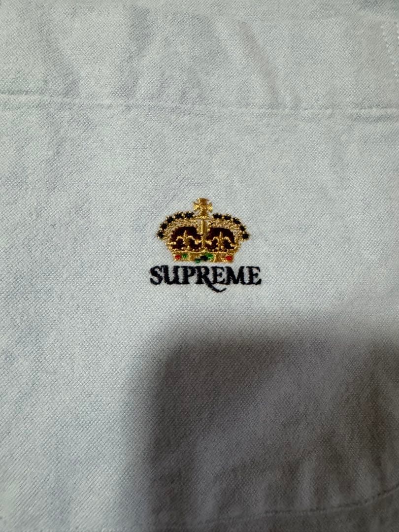 Supreme オックスフォードシャツ ライトブルー