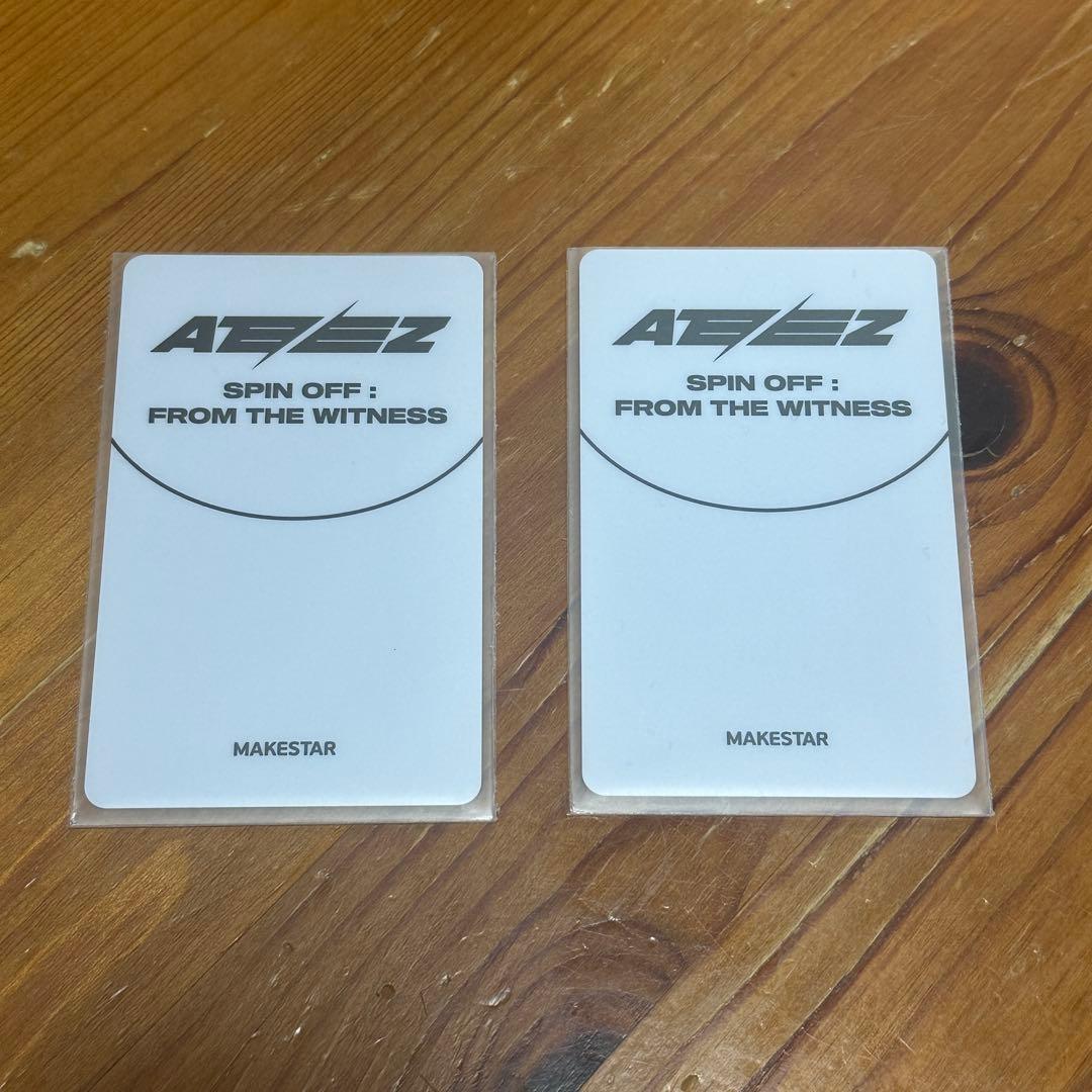 ATEEZ makestar トレカ　うさぎ　ウヨン　ソンファ