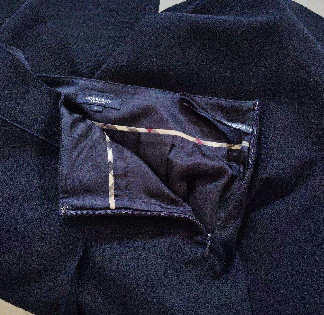 バーバリーロンドン　プリーツスカート　40　 ノバチェック　匿名配送　即日発送