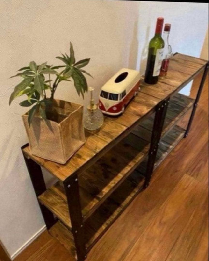 アイアン風3段ラック　ブルックリン