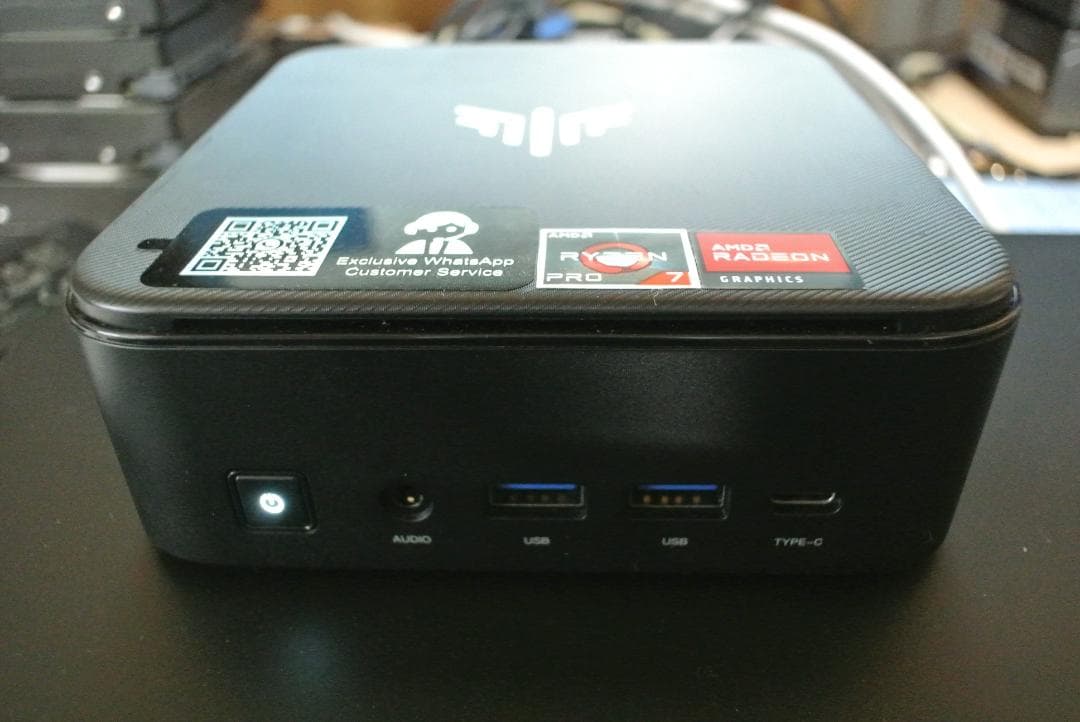 ミニPC Ryzen 7 Pro 5875U/16GB/512GB 動作品