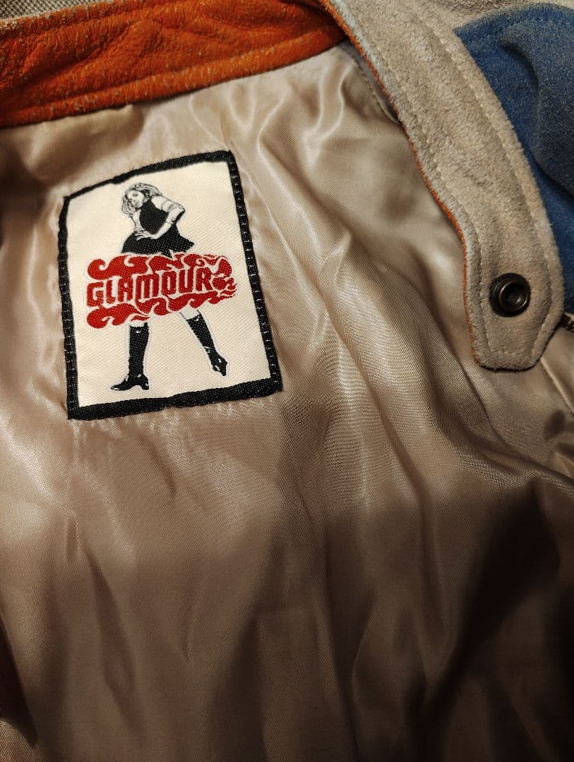 HYSTERIC GLAMOURシングルレザーライダースジャケットビンテージ革