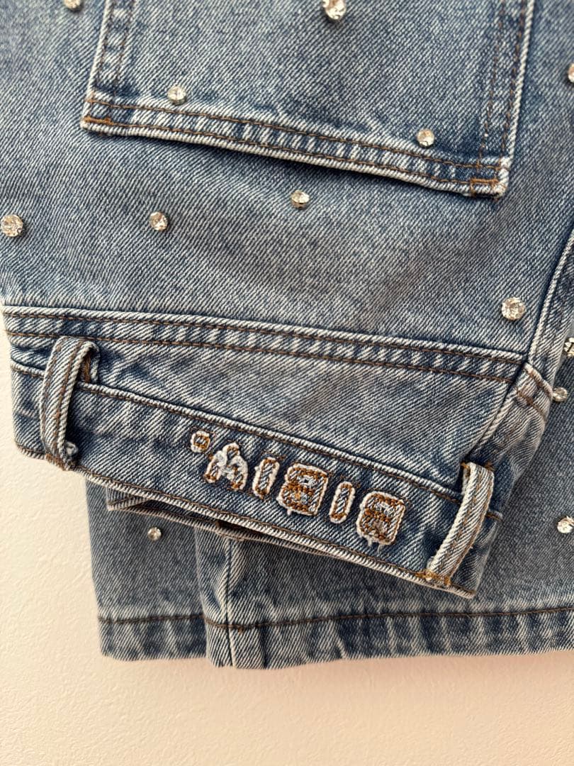 【mgmg】 bibiy ビビィJEWEL DENIM ビジュー　デニム