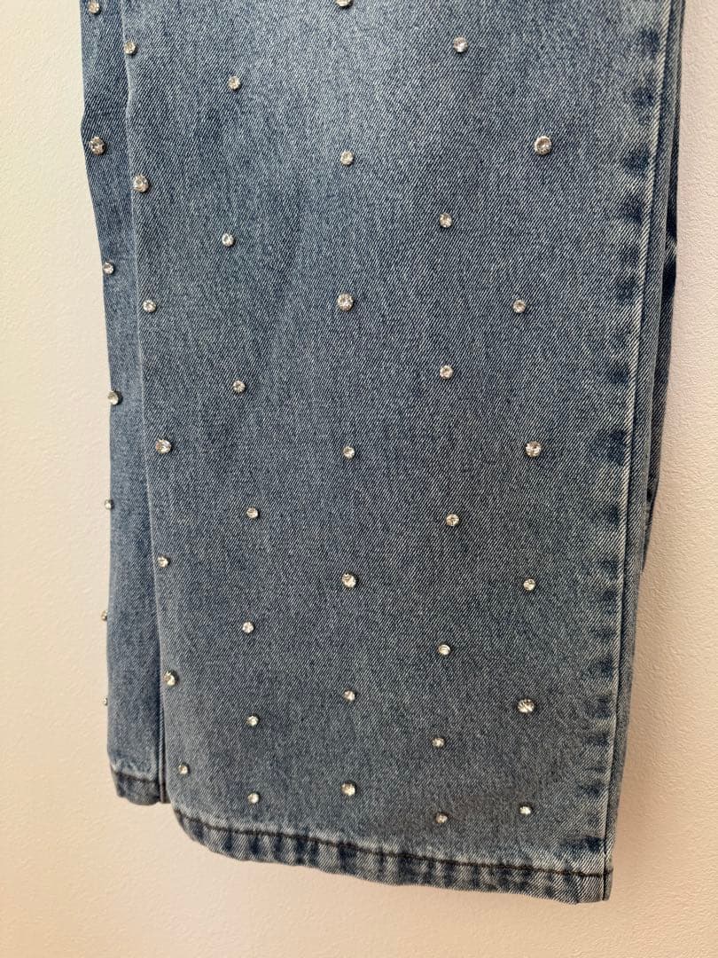 【mgmg】 bibiy ビビィJEWEL DENIM ビジュー　デニム