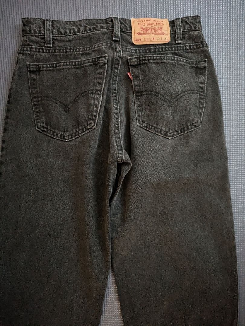 D*S様 90s Levi's 550　後染めブラック　USA製　96年1月製造