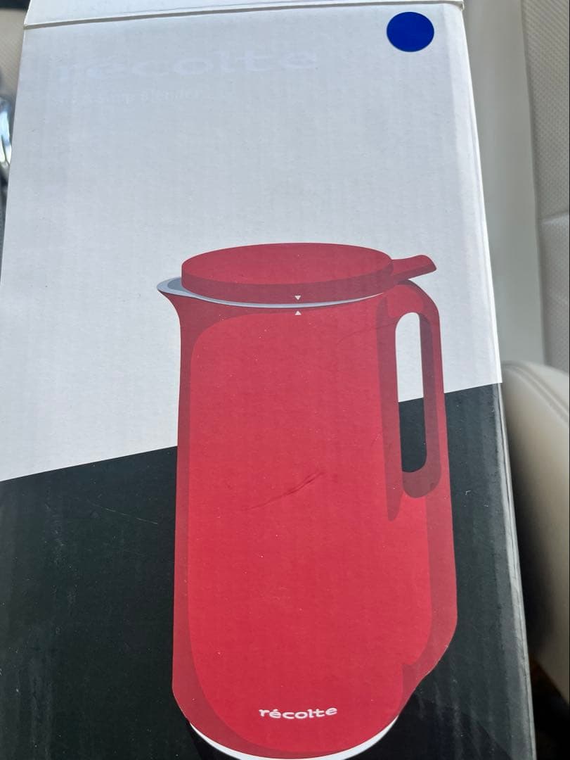 新品未使用　レコルト　ソイアンドスープ　ブレンダー　レッド