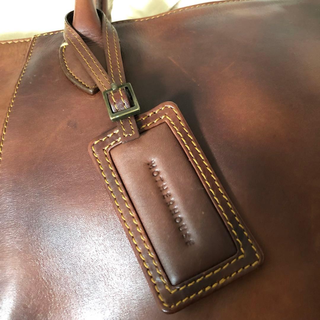 ★Tak Su★マザーハウス　トートバッグ　アンティーク　レザー　A4